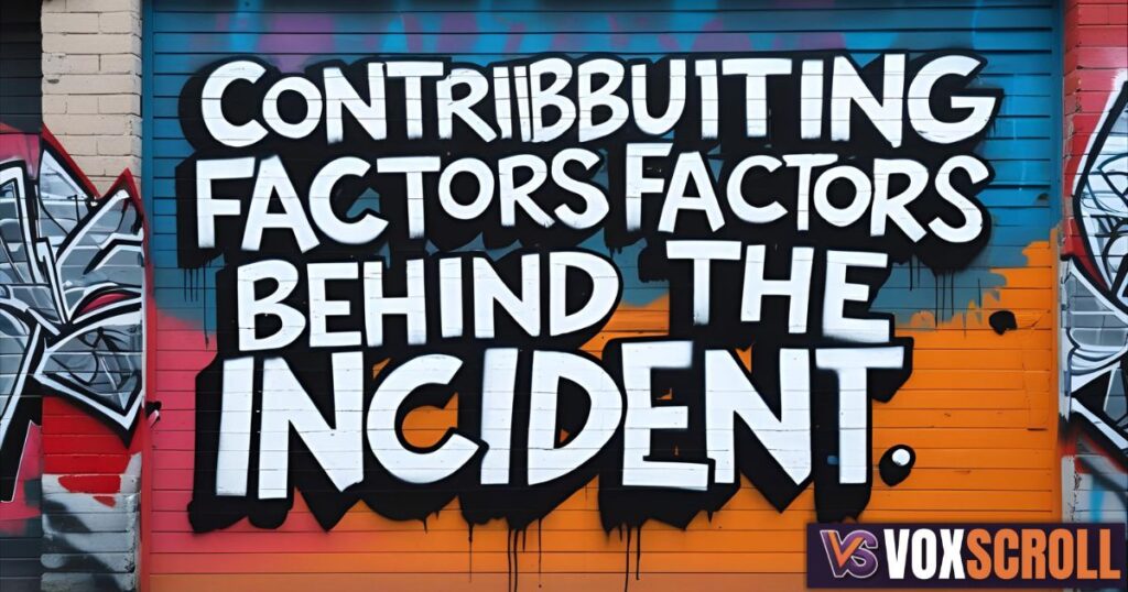 Contributing Factors Behind the Incident
