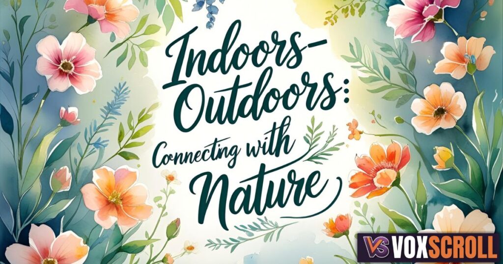 Indoors Outdoors Flow: Connecting With Nature