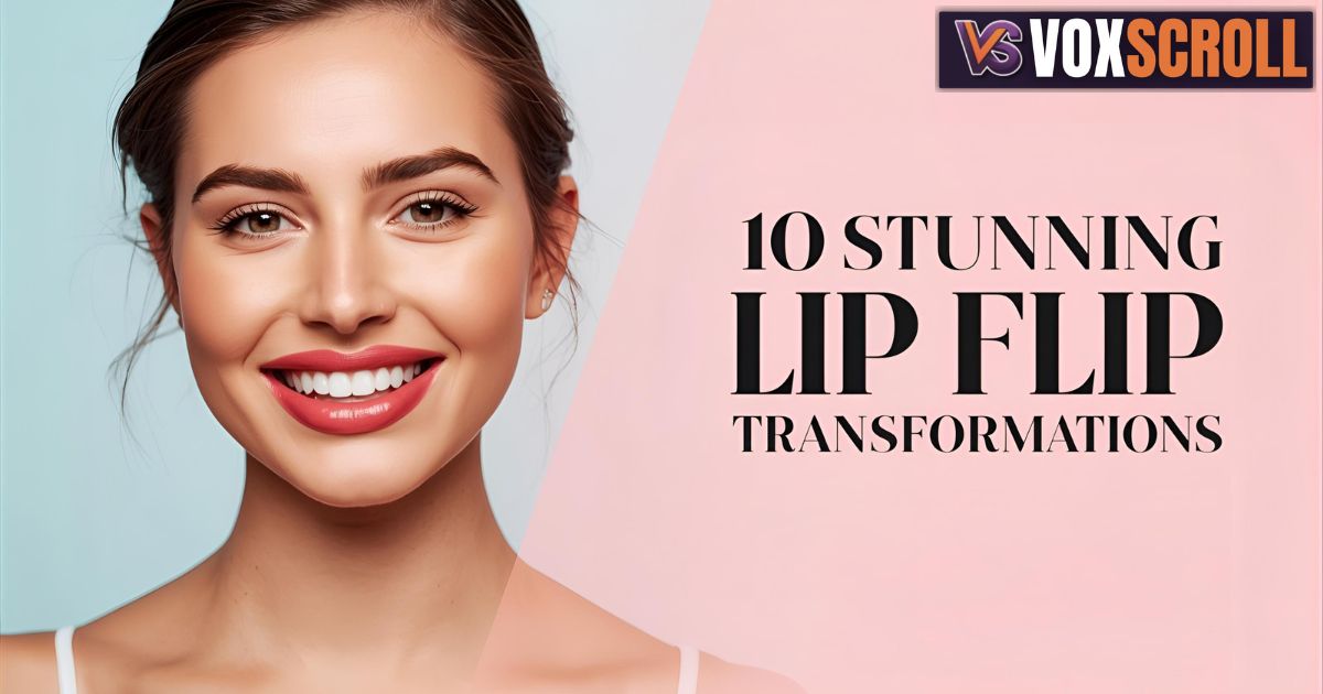 Lip Flip Before and After