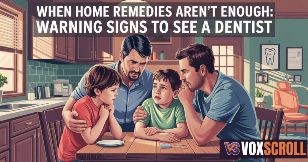 When Home Remedies Aren’t Enough: Warning Signs to See a Dentist
