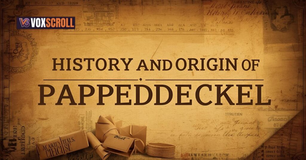 History and Origin of Pappedeckel