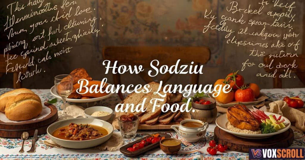 How Sodziu Balances Language and Food
