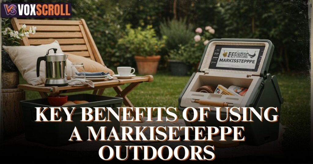 Key Benefits of Using a Markiseteppe Outdoors