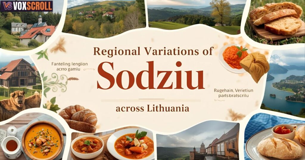 Regional Variations of Sodziu Across Lithuania