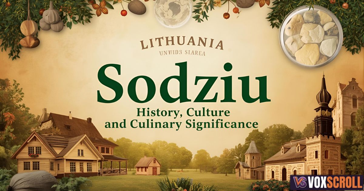 Sodziu History and Culture