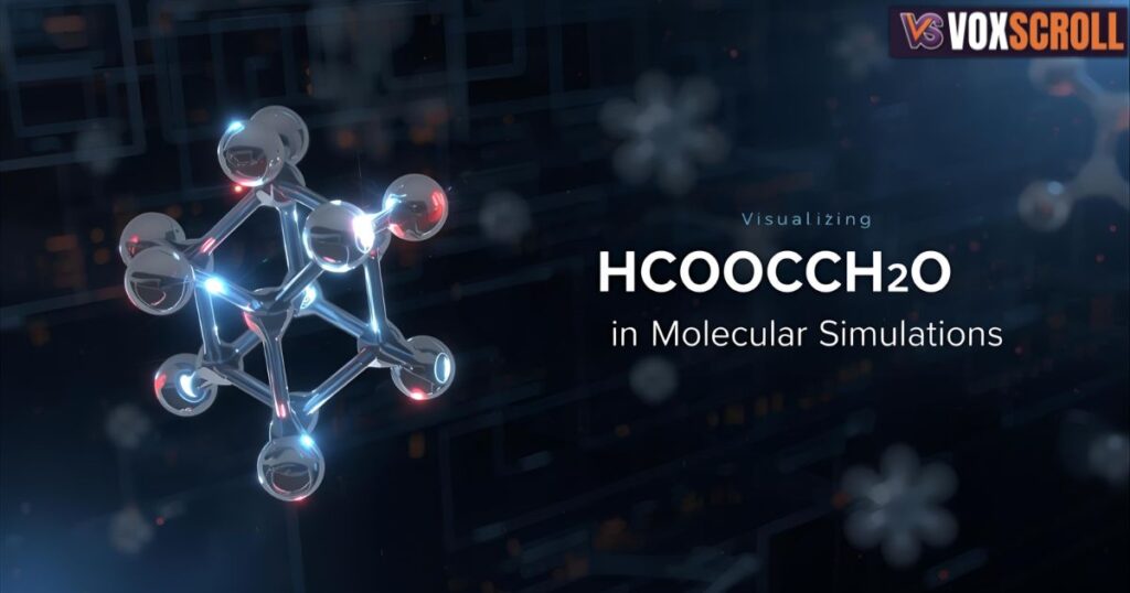 Visualizing hcooch ch2 h2o in Molecular Simulations