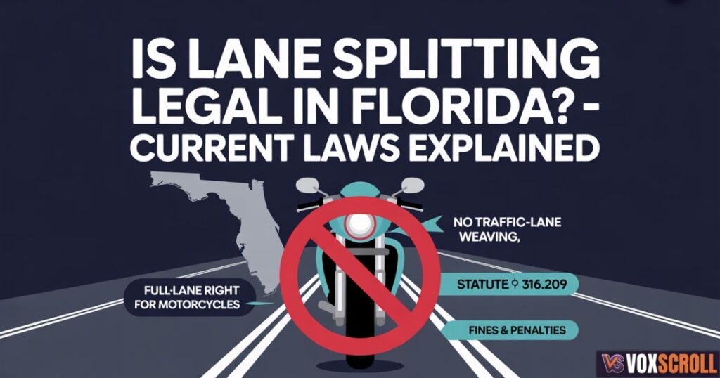 Is Lane Splitting Legal in Florida? Current Laws Explained