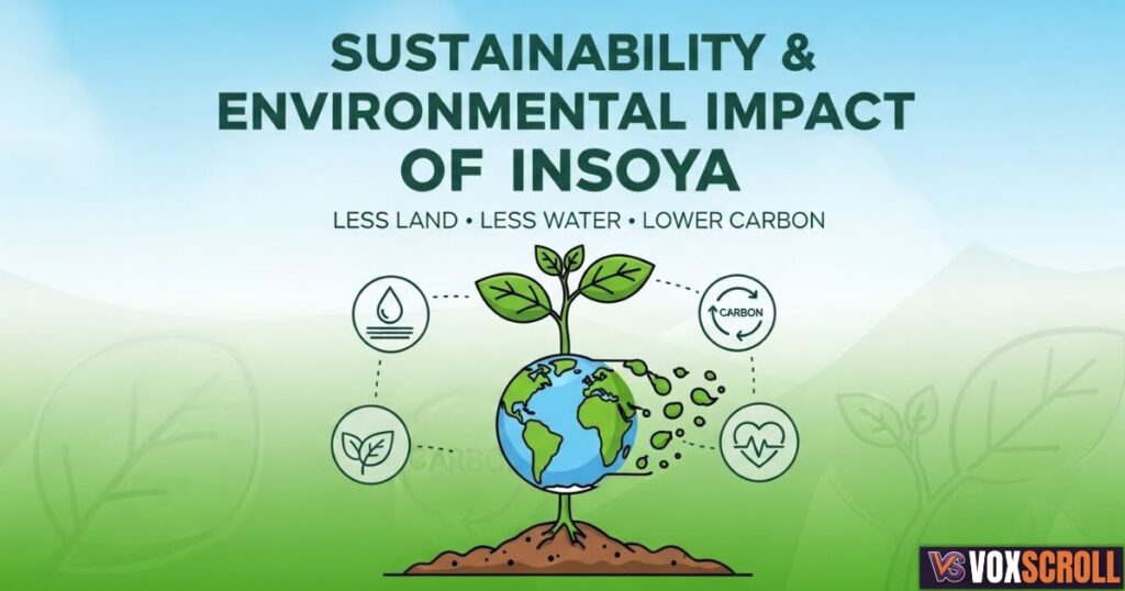 Sustainability and Environmental Impact of Insoya