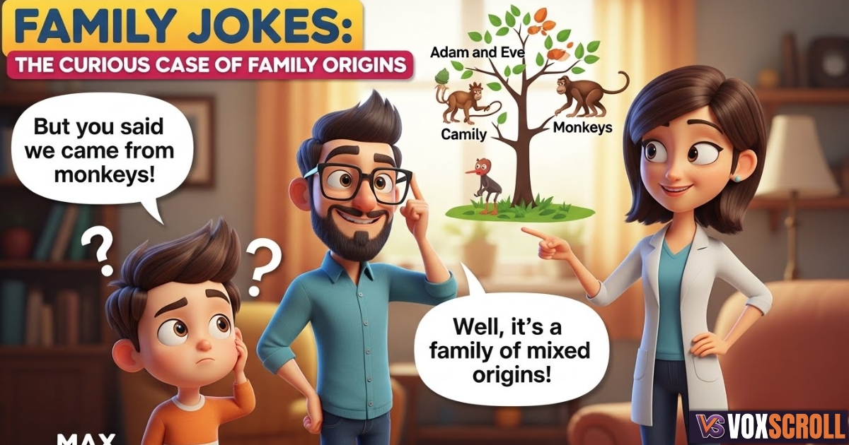 Family Jokes: The Curious Case of Family Origins