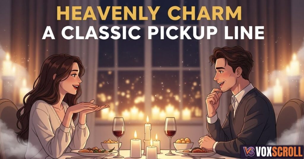 Heavenly Charm: A Classic Pickup Line