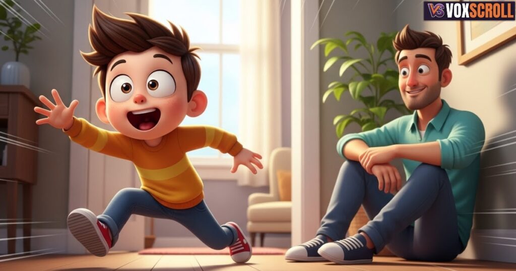 Max’s mind races with this new information. He thanks his mom and bolts back to his dad.