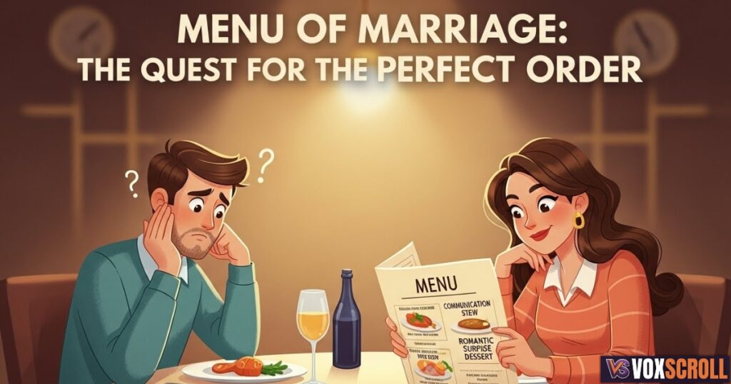 Menu of Marriage: The Quest for the Perfect Order