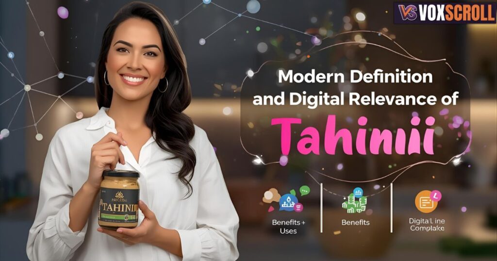 Modern Definition and Digital Relevance of Tahhiini