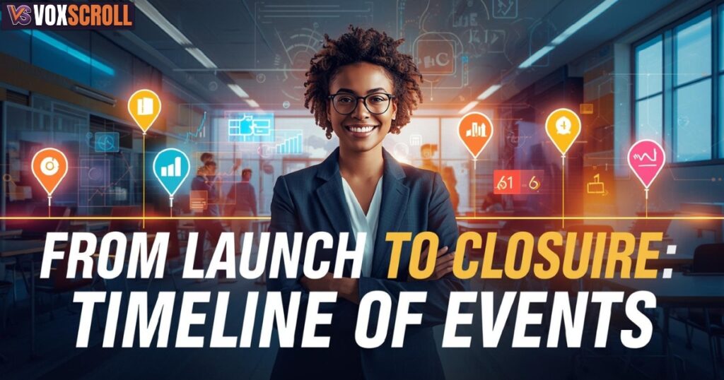 From Launch to Closure: Timeline of Events