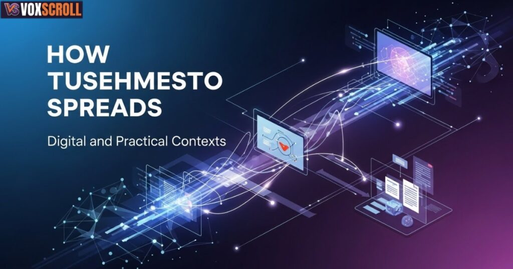 How Tusehmesto Spreads: Digital and Practical Contexts