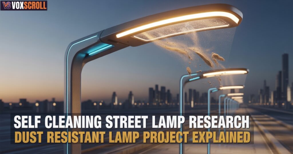 Self Cleaning Street Lamp Research Dust Resistant Lamp Project Exist Explained
