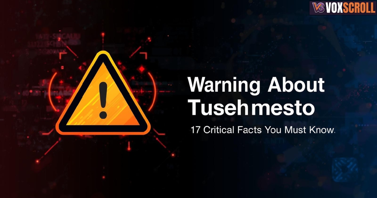 Warning About Tusehmesto: 17 Critical Facts You Must Know Before It Causes Serious Problems