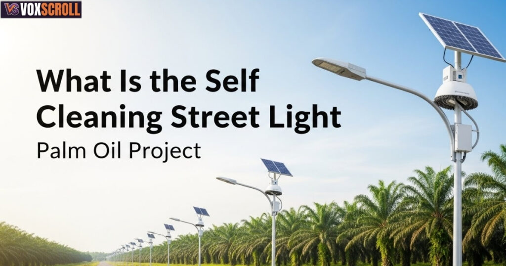 What Is the Self Cleaning Street Light Palm Oil Project?
