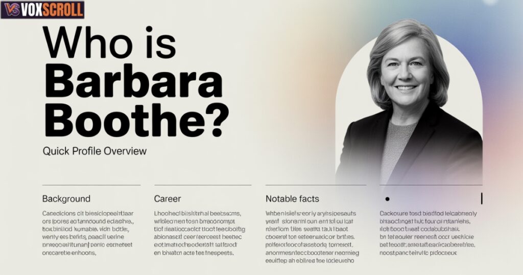 Who Is Barbara Boothe?