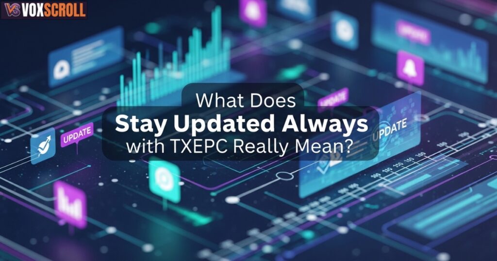 What Does “Stay Updated Always with TXEPC” Really Mean