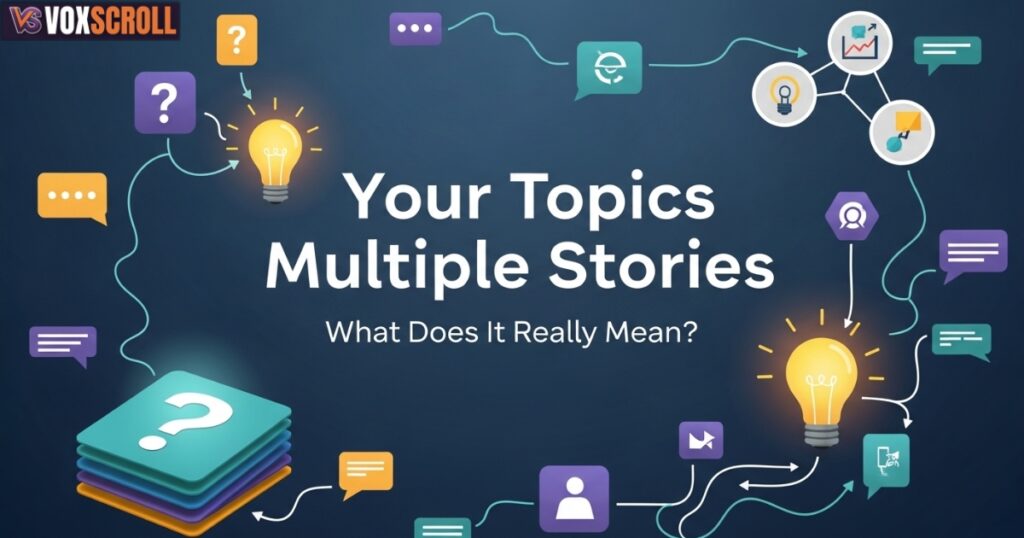 What Does "Your Topics Multiple Stories" Really Mean?