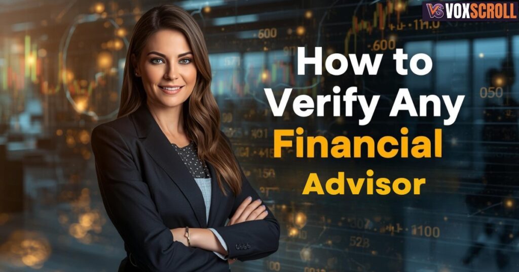 How to Verify Any Financial Advisor
