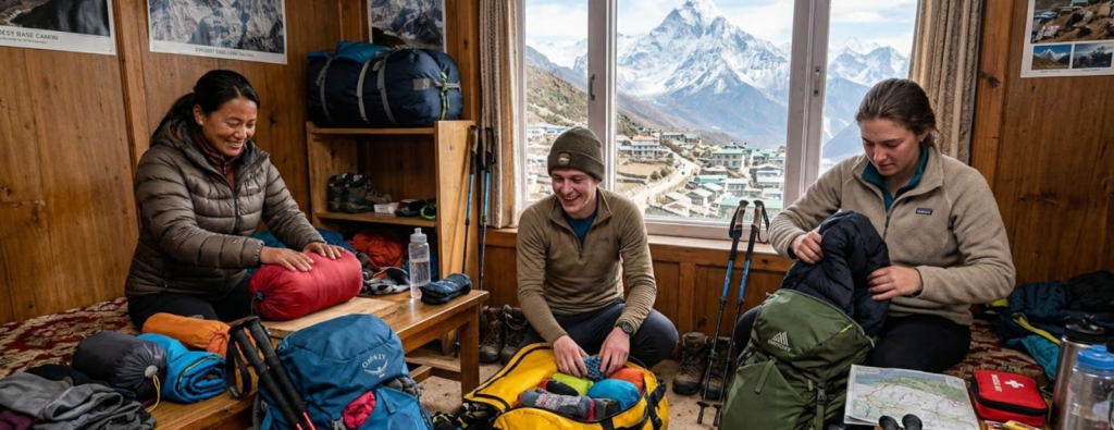 Everest Base Camp packing list 2026 - smart and simple guide for trekking essentials