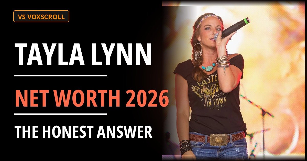 Country singer Tayla Lynn performing live on stage